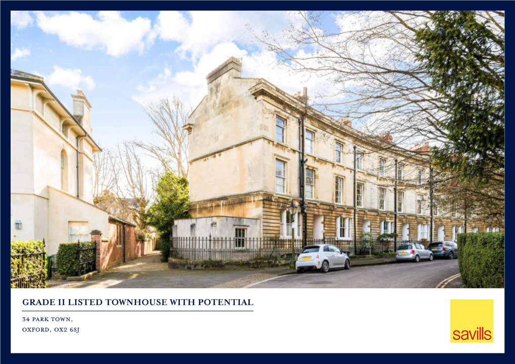 Grade Ii Listed Townhouse with Potential