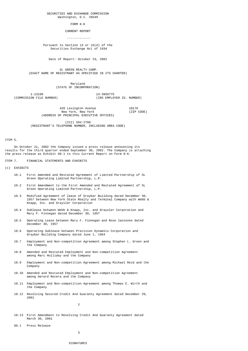 SECURITIES and EXCHANGE COMMISSION Washington, DC 20549 FORM 8-K CURRENT REPORT