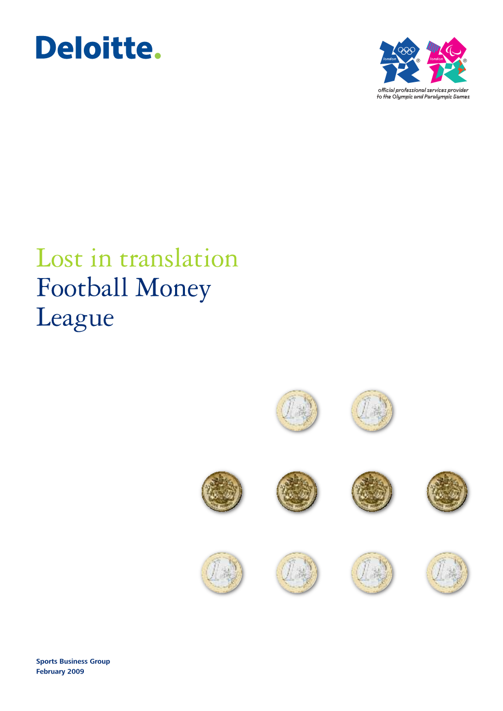 Deloitte Football Money League 2009