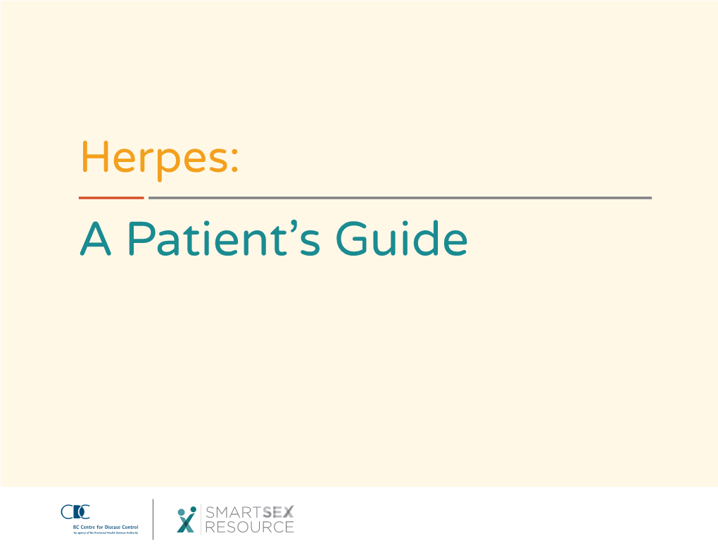 Herpes: a Patient's Guide