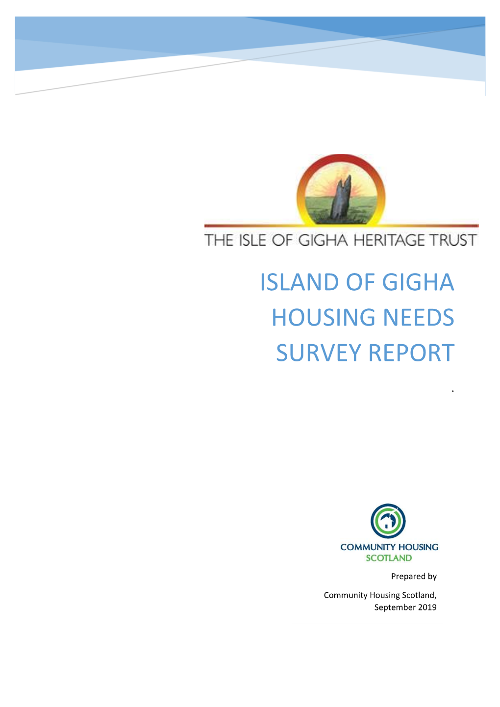 Island of Gigha Housing Needs Survey Report
