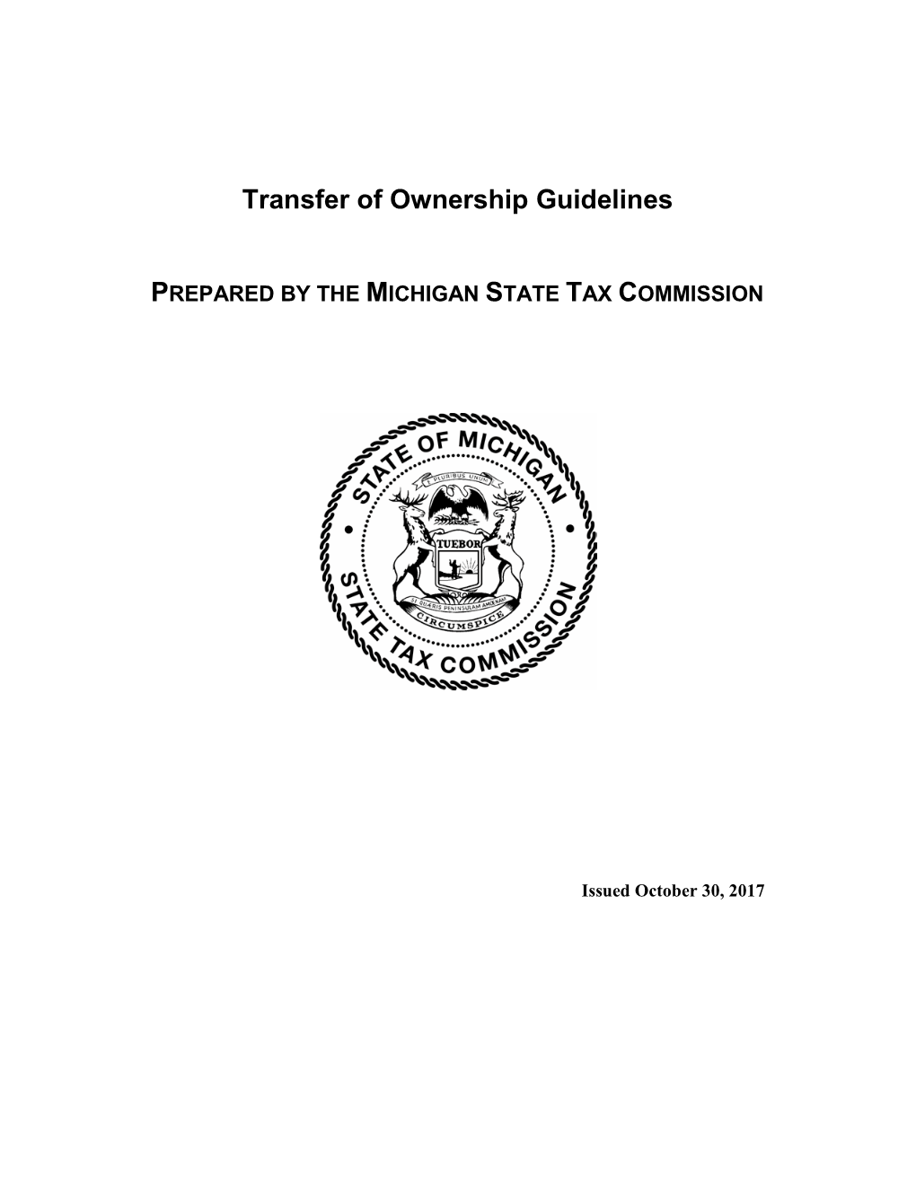 Transfer of Ownership Guidelines
