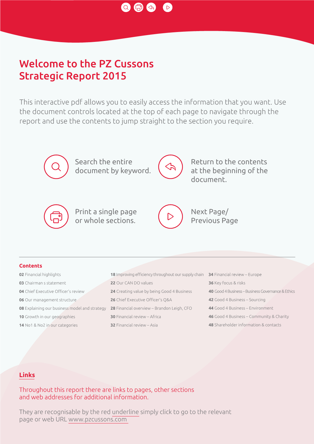 Welcome to the PZ Cussons Strategic Report 2015