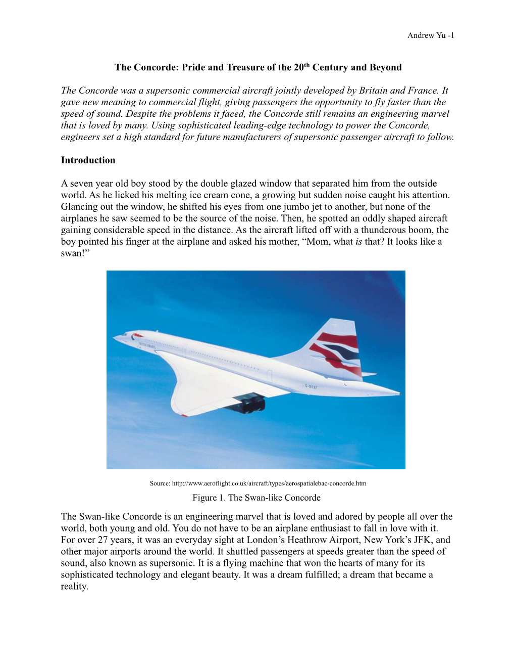 The Return of the Concorde? Supersonic Air Travel