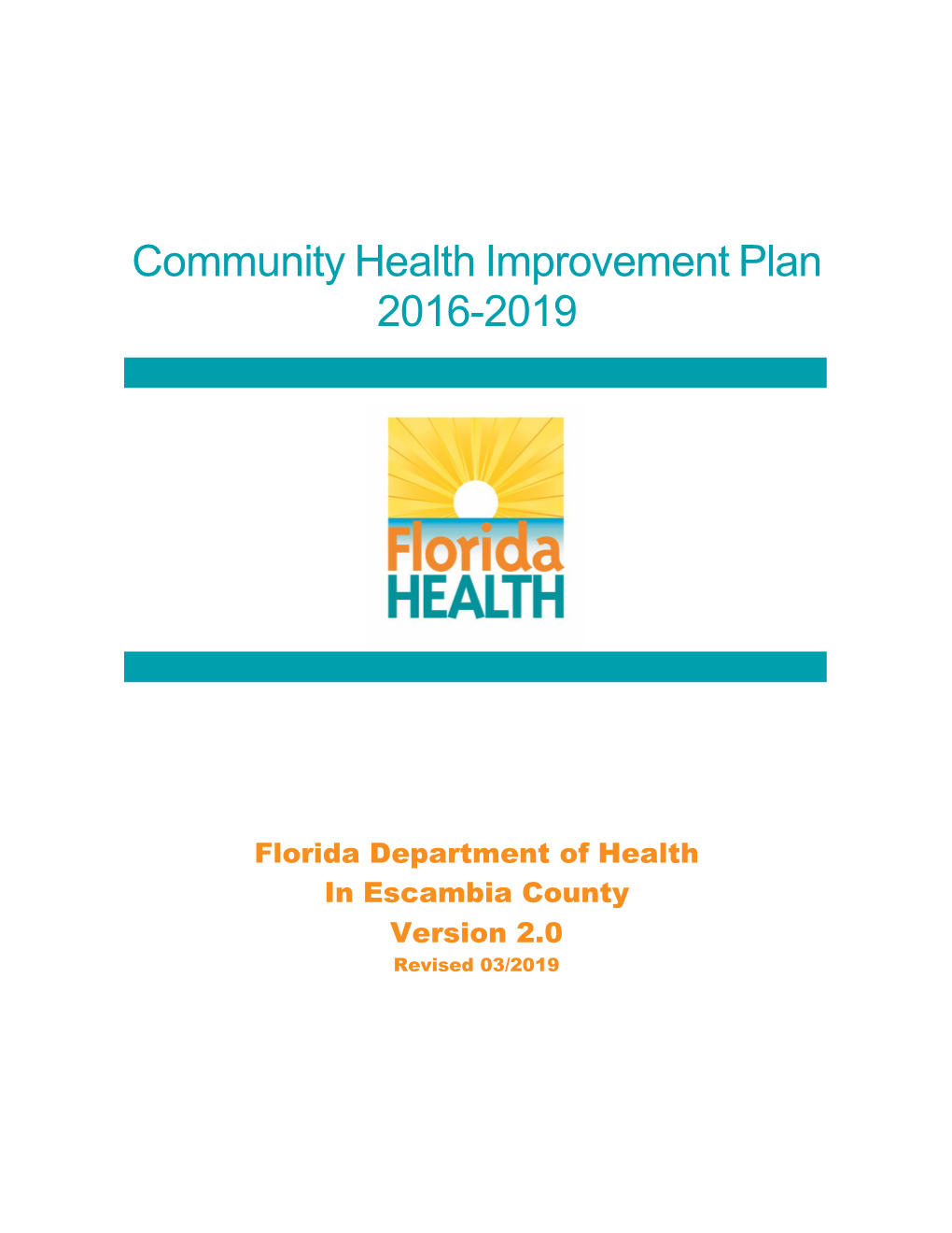 Community Health Improvement Plan 2016-2019