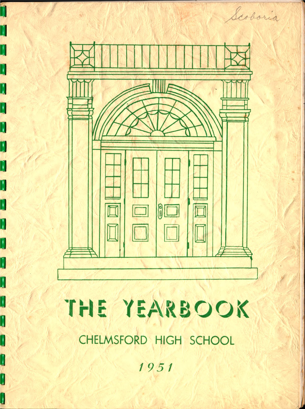 1951 Chelmsford High Yearbook