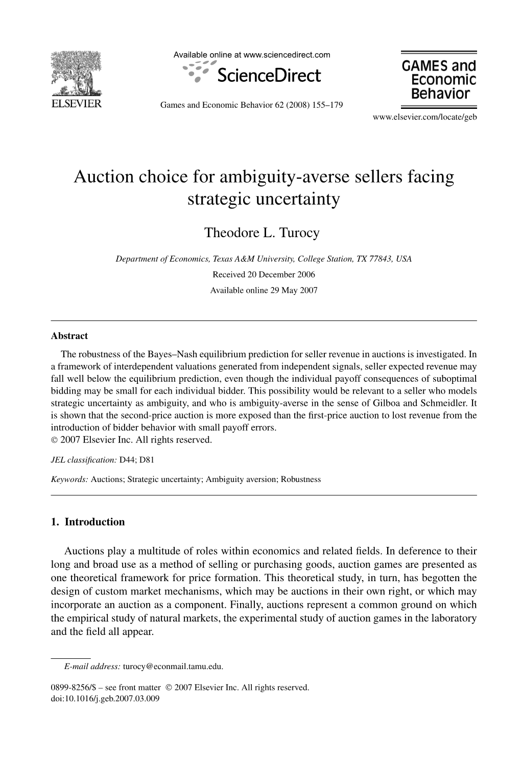 Auction Choice for Ambiguity-Averse Sellers Facing Strategic Uncertainty