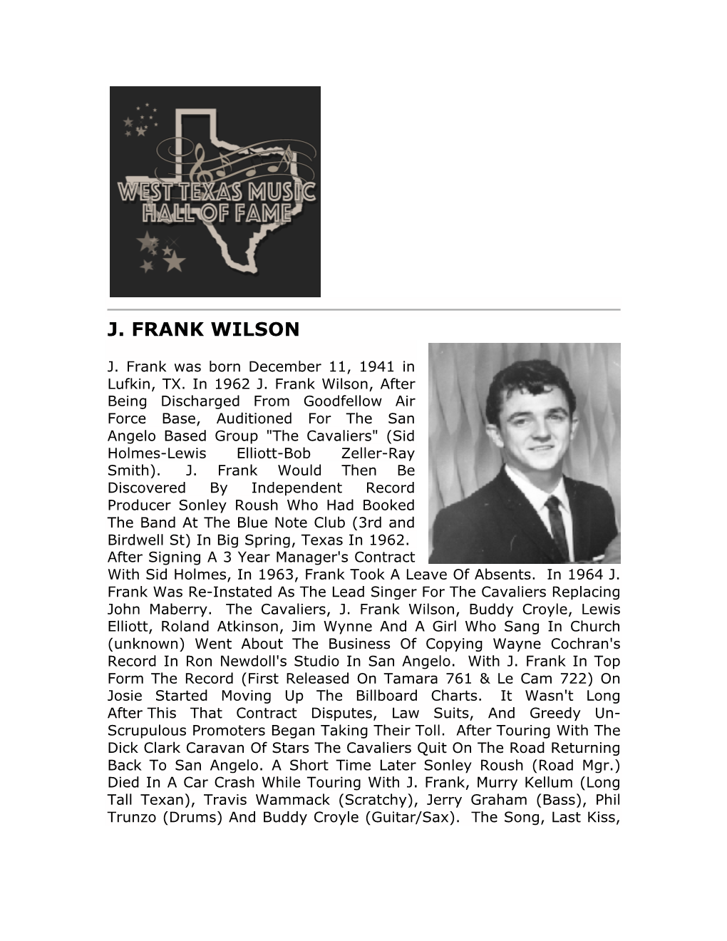 J. Frank Wilson