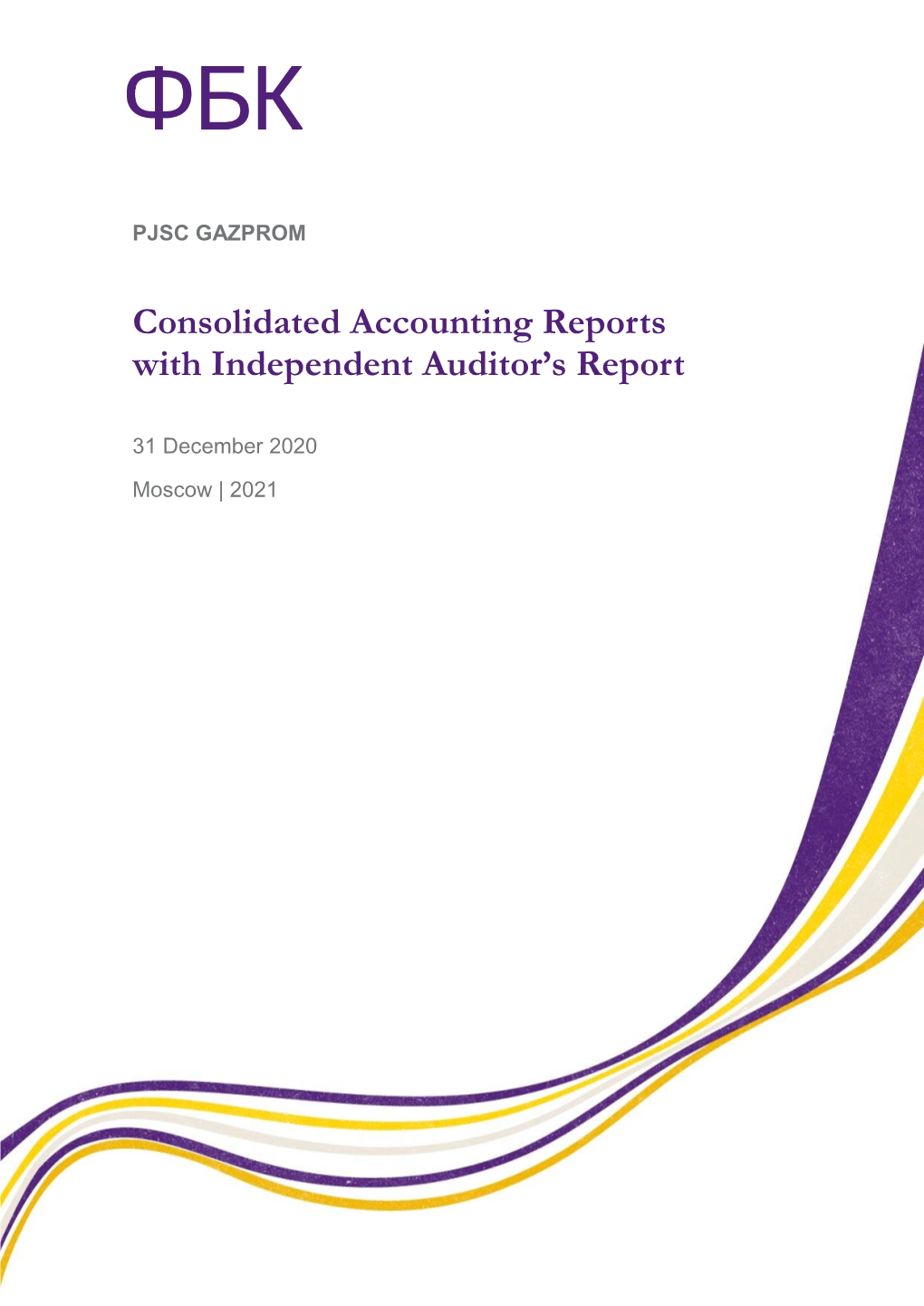 Consolidated Accounting Reports with Independent Auditor's