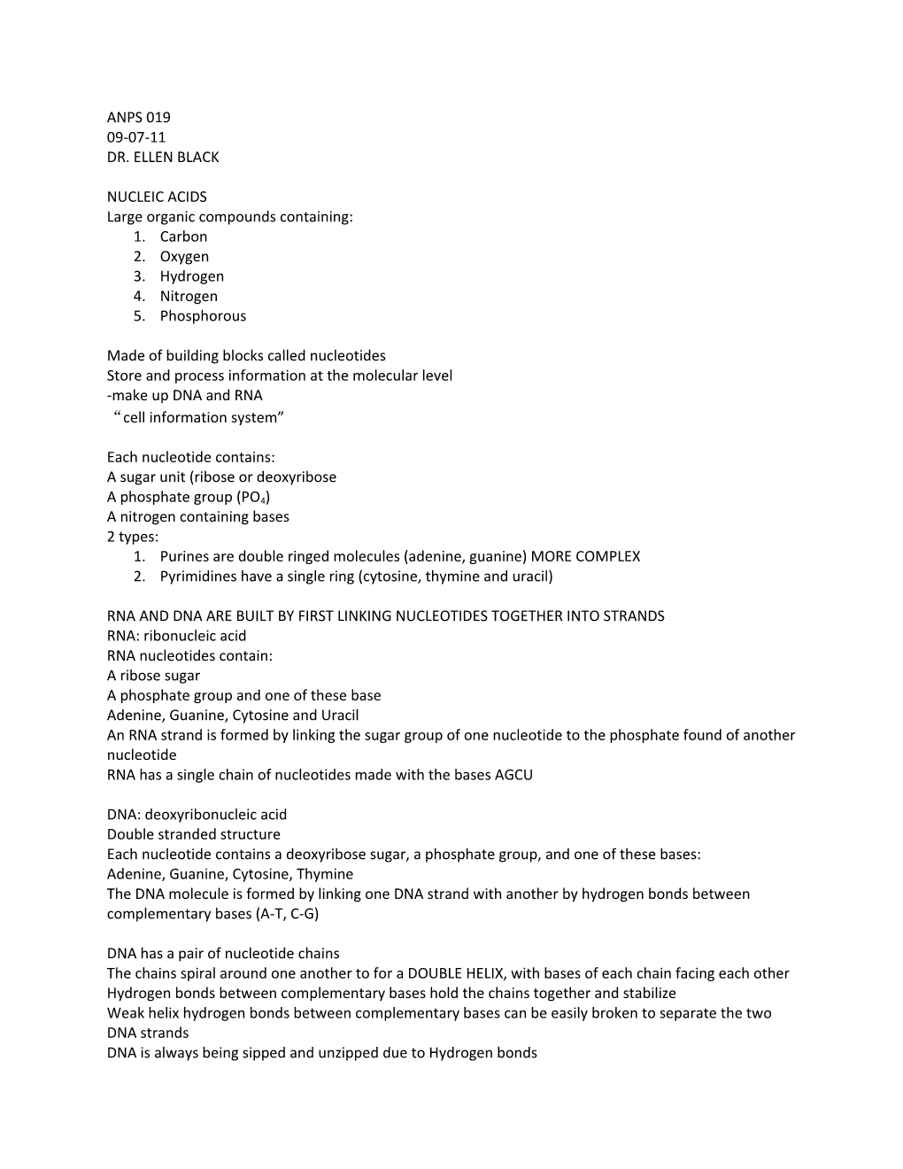 Large Organic Compounds Containing