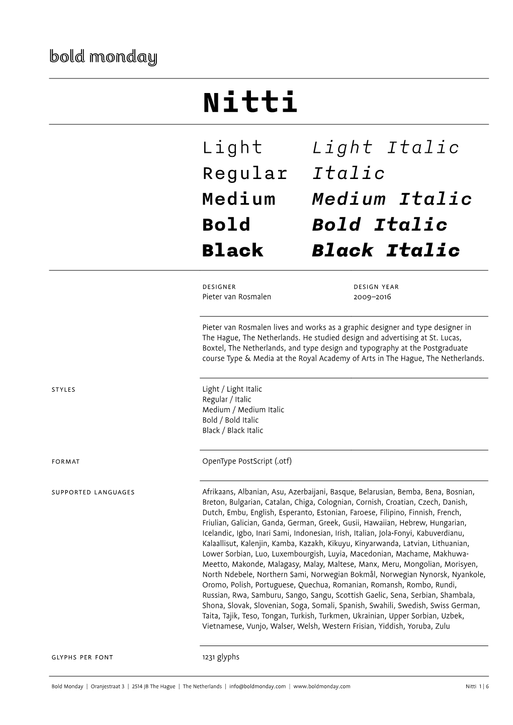 Nitti Specimen.Pdf