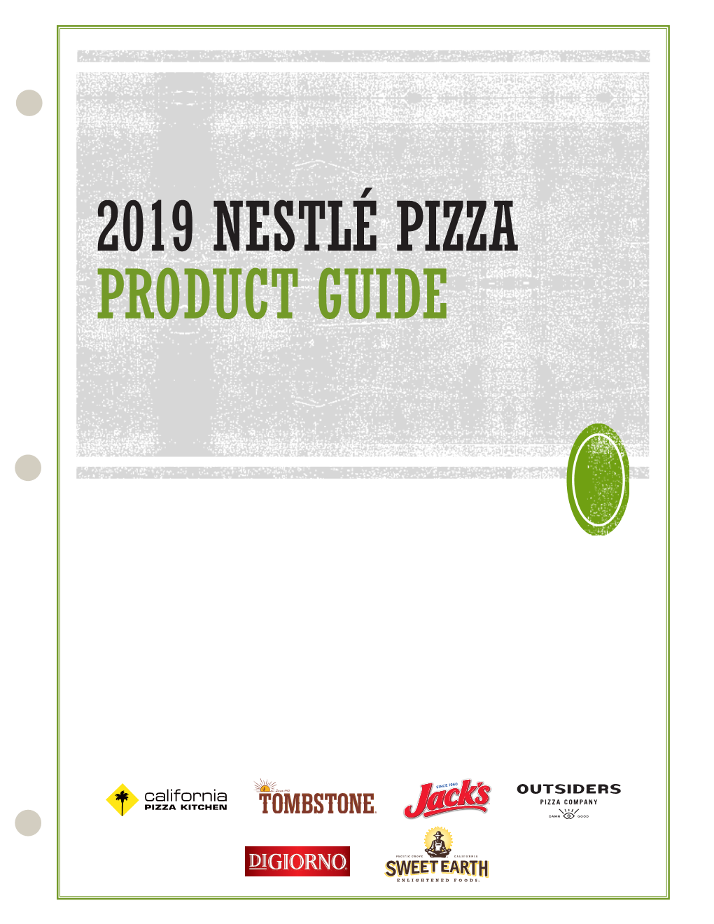 2019 Nestlé Pizza Product Guide