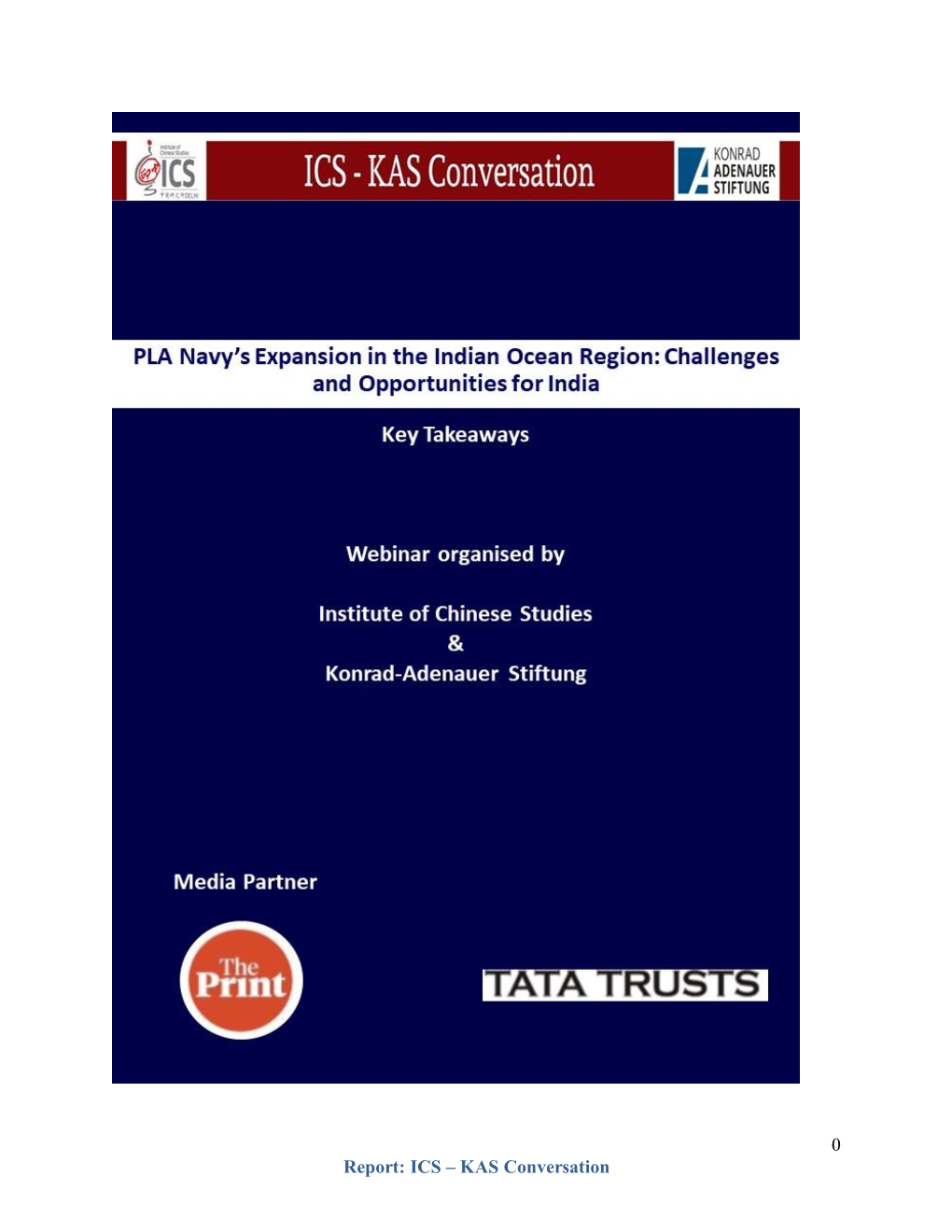 0 Report: ICS – KAS Conversation