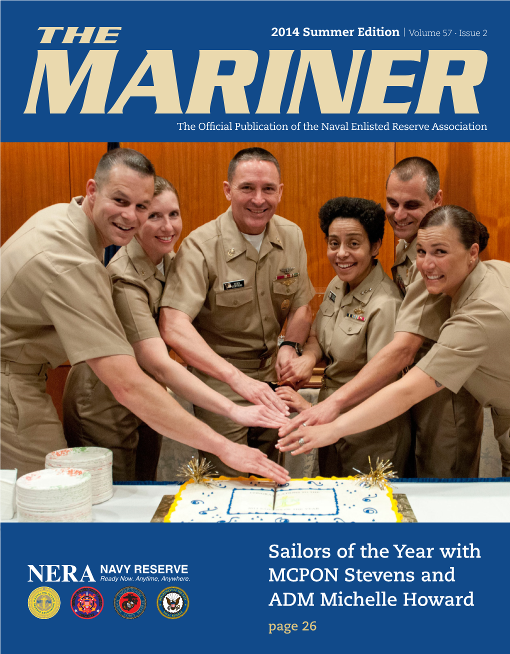 Sailors of the Year with MCPON Stevens and ADM Michelle Howard