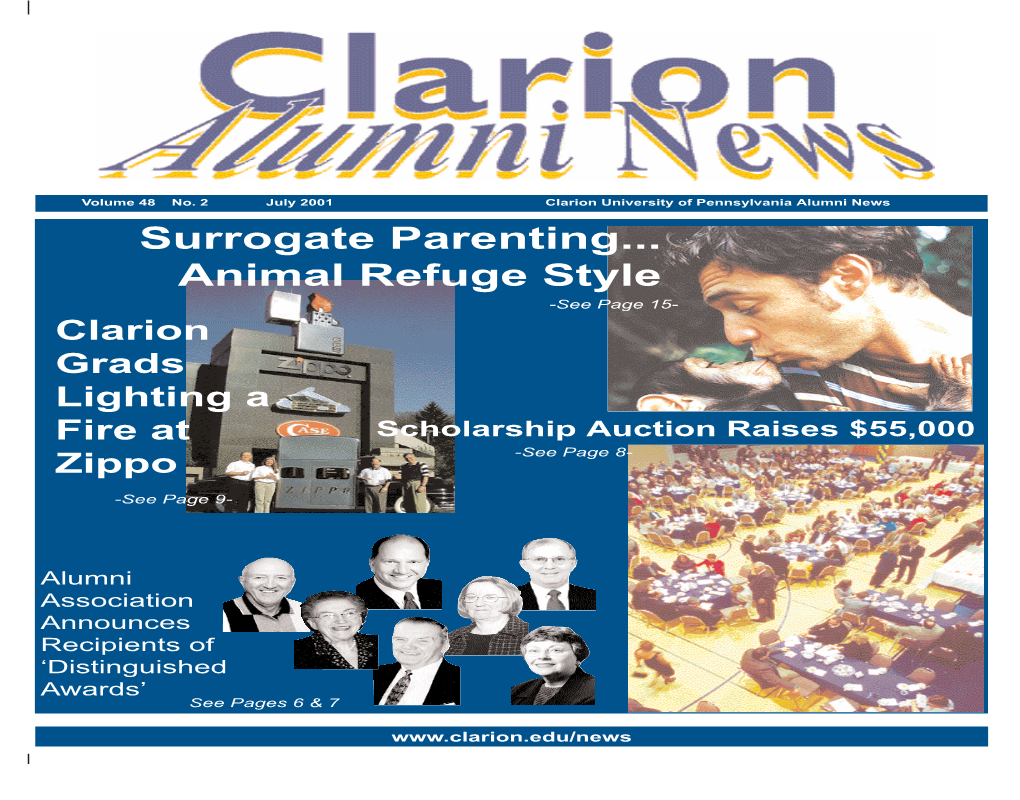Clarion Alumni July 2001