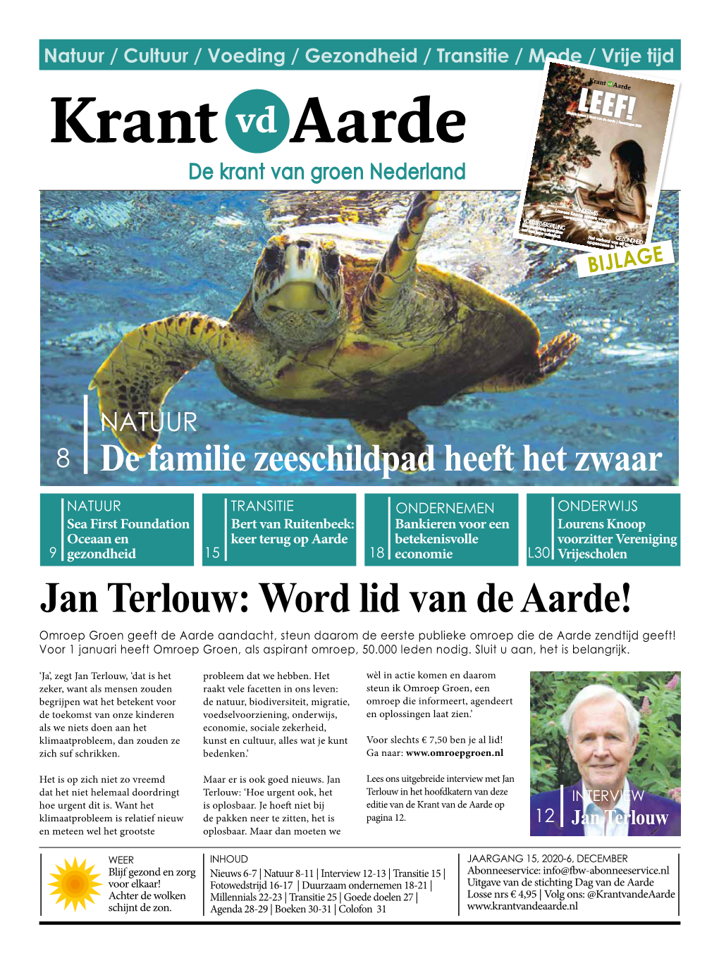 Jan Terlouw: Word Lid Van De Aarde!