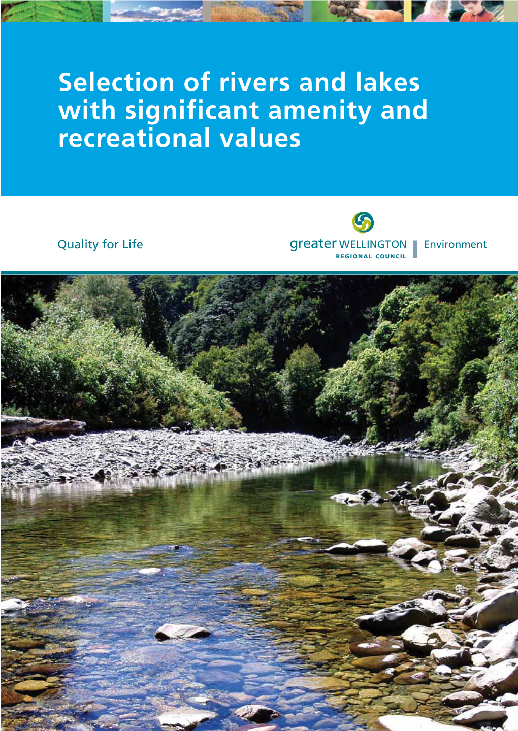 Selection of Rivers and Lakes with Significant Amenity and Recreational Values Cover Page.Indd