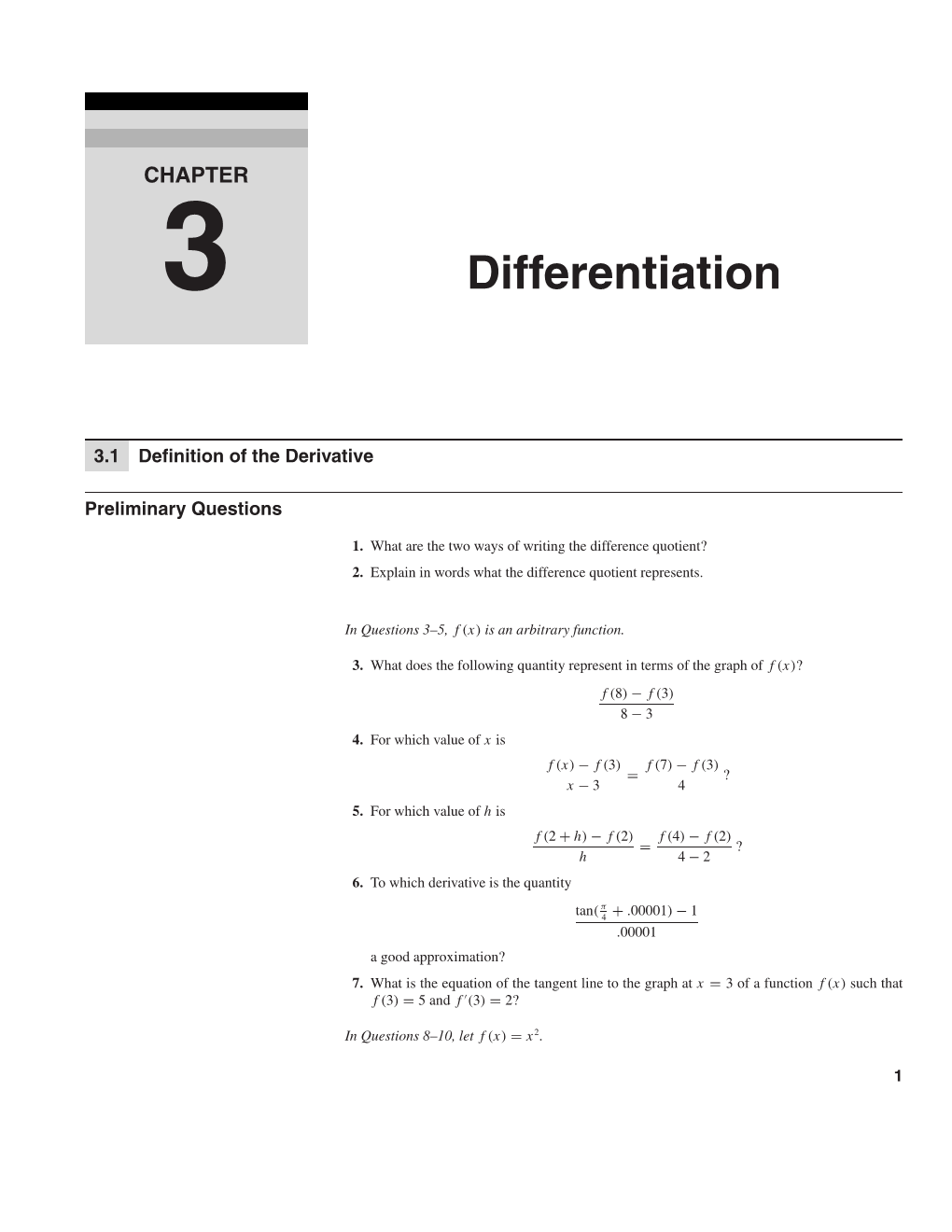 Differentiation