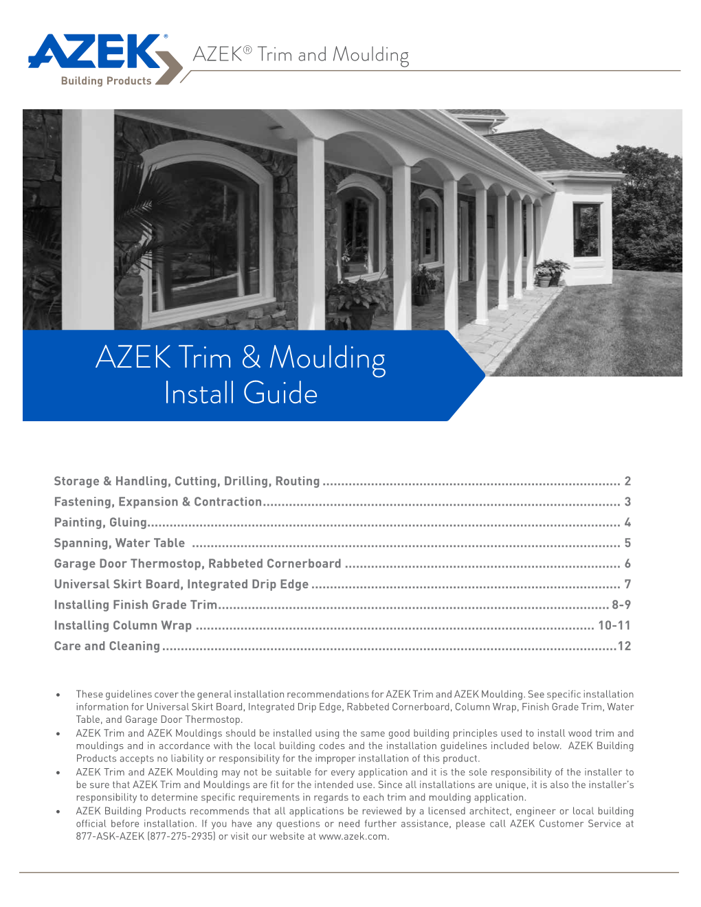 AZEK Trim & Moulding Install Guide