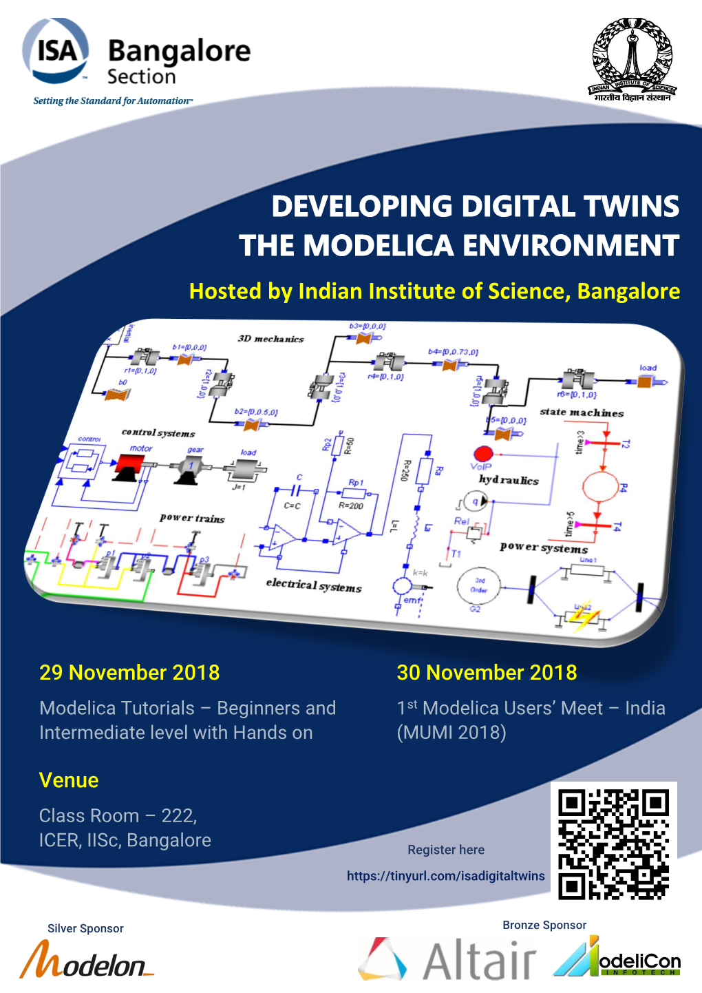 Hosted by Indian Institute of Science, Bangalore