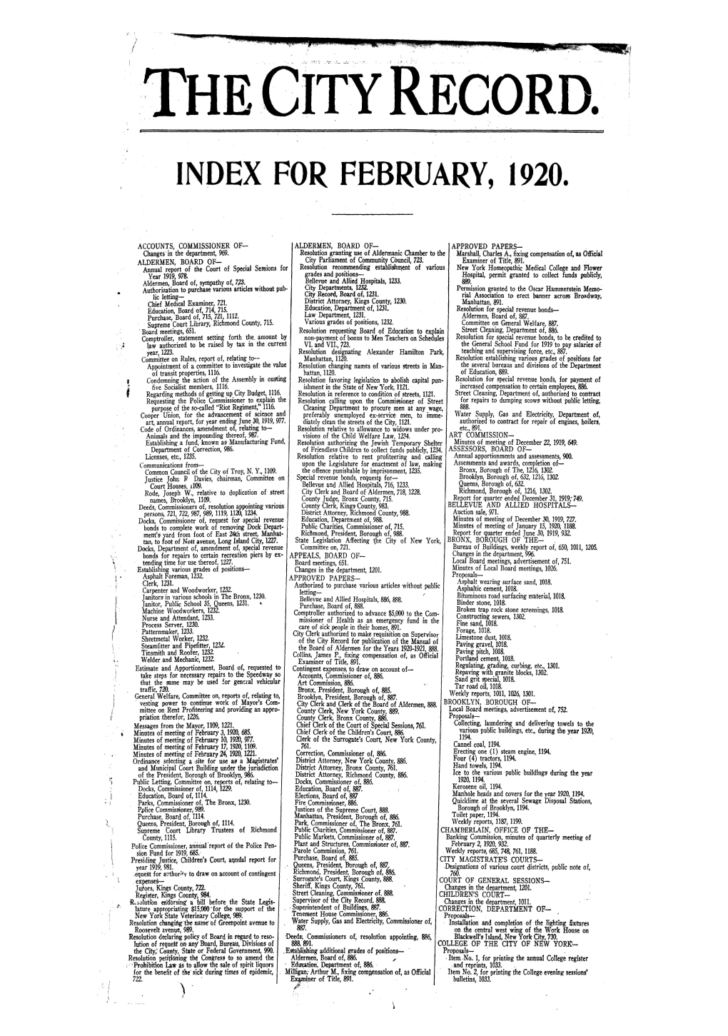 1920-02-00 Index
