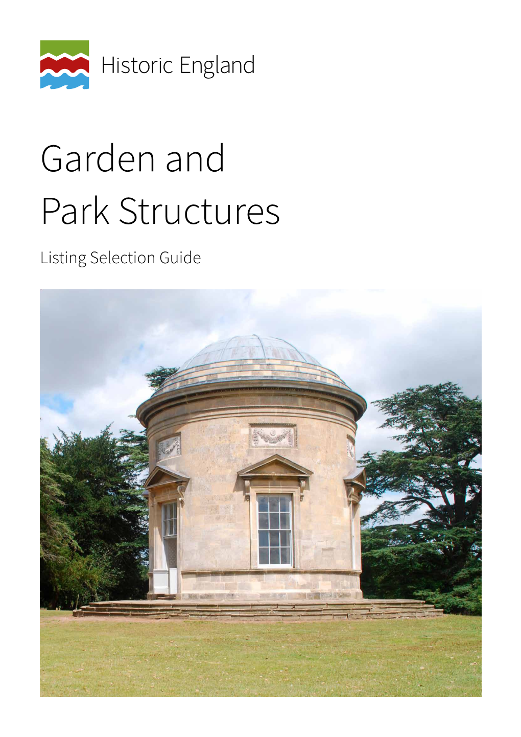 Garden and Park Structures Listing Selection Guide Summary