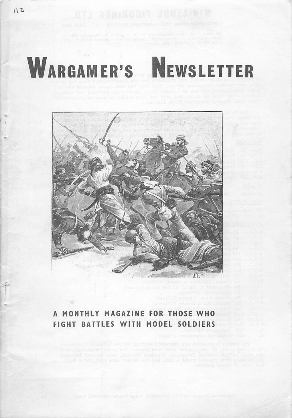 Wargamer's Newsletter