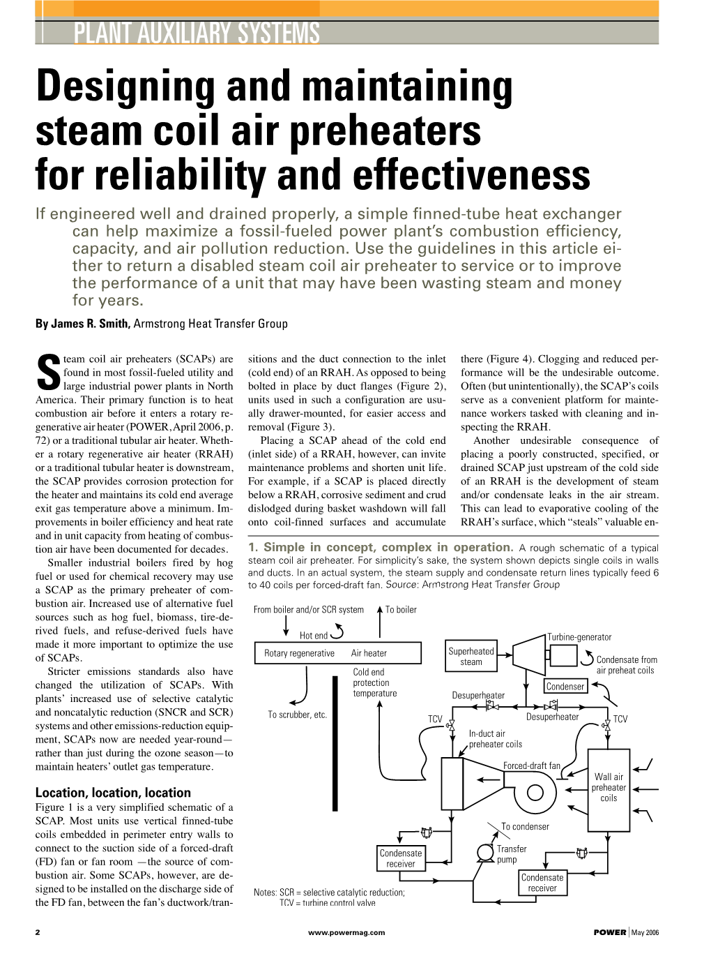 Designing and Maintaining Steam Coil Air Preheaters for Reliability And