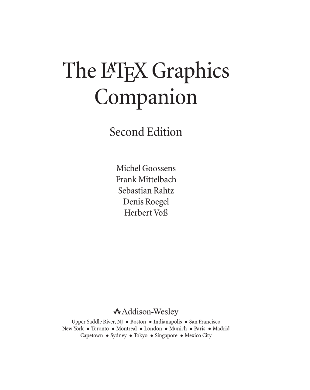 The Latex Graphics Companion / Michel Goossens