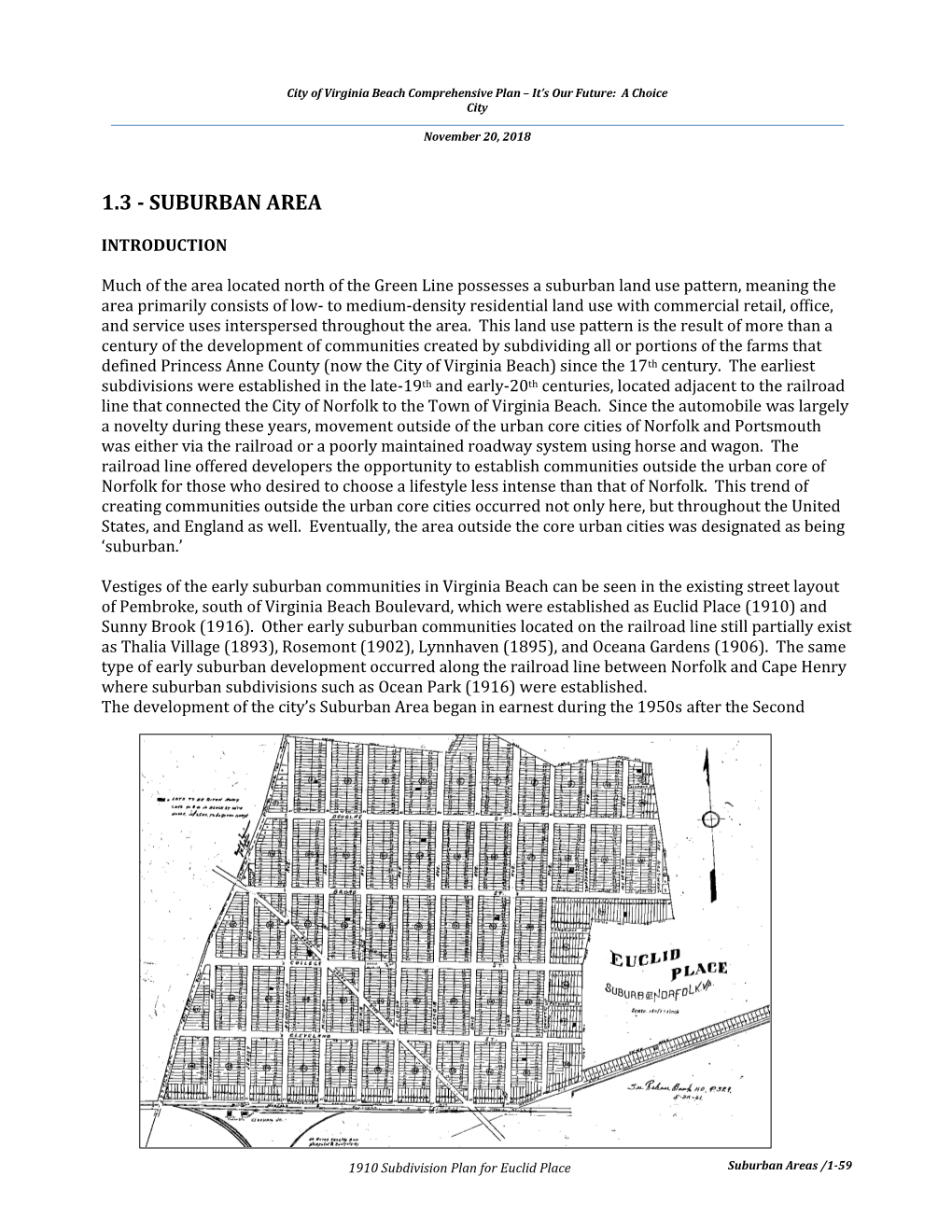 City of Virginia Beach Comprehensive Plan – It's Our Future: a Choice City