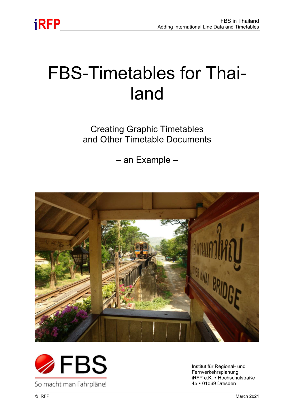 Timetables in Thailand About the Railway of Thailand