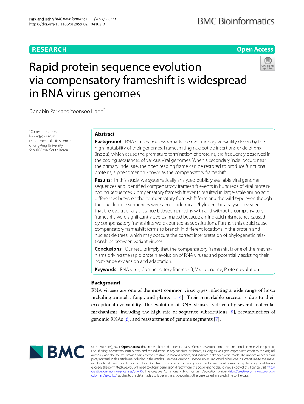 Rapid Protein Sequence Evolution Via Compensatory Frameshift Is Widespread in RNA Virus Genomes