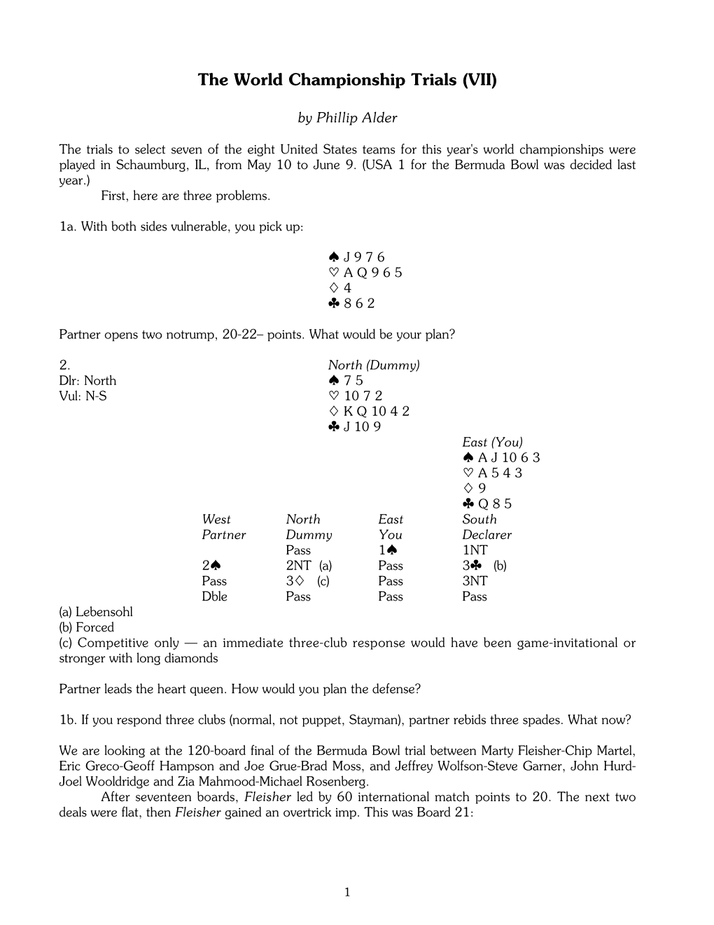 Xywrite 4-- C:\Xw\Bfe\TRIAL19G.TXT Job 2228225