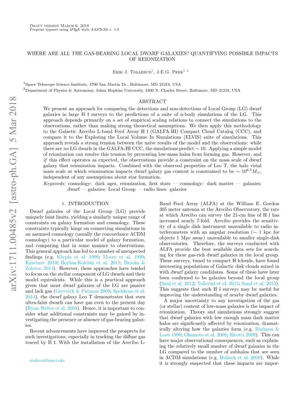 Where Are All the Gas-Bearing Local Dwarf Galaxies? Quantifying Possible Impacts of Reionization