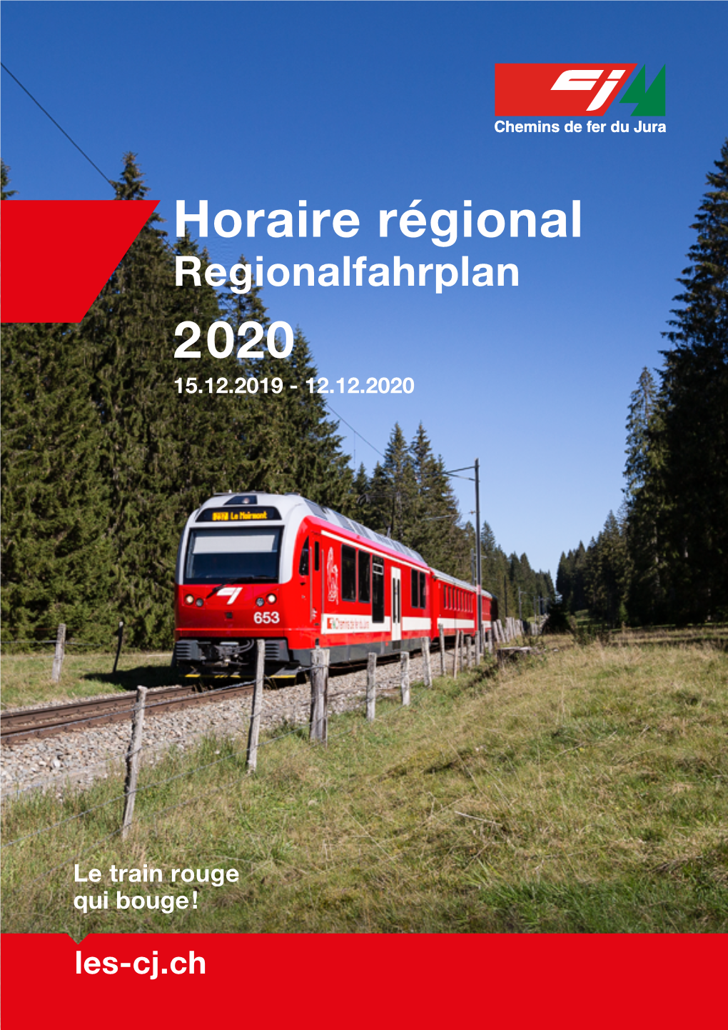 Horaire Régional 2020