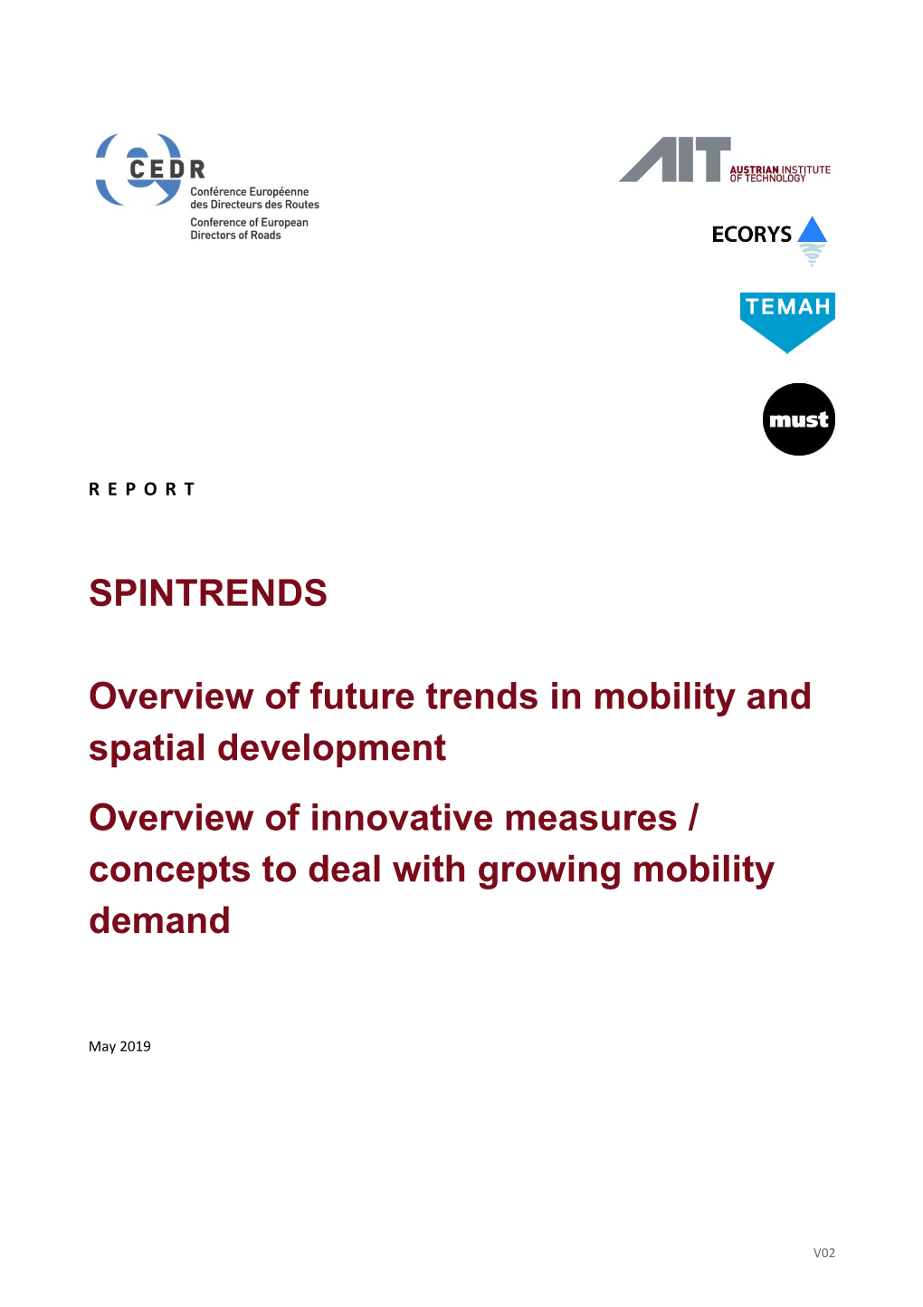 Overview of Future Trends in Mobility and Spatial Development And