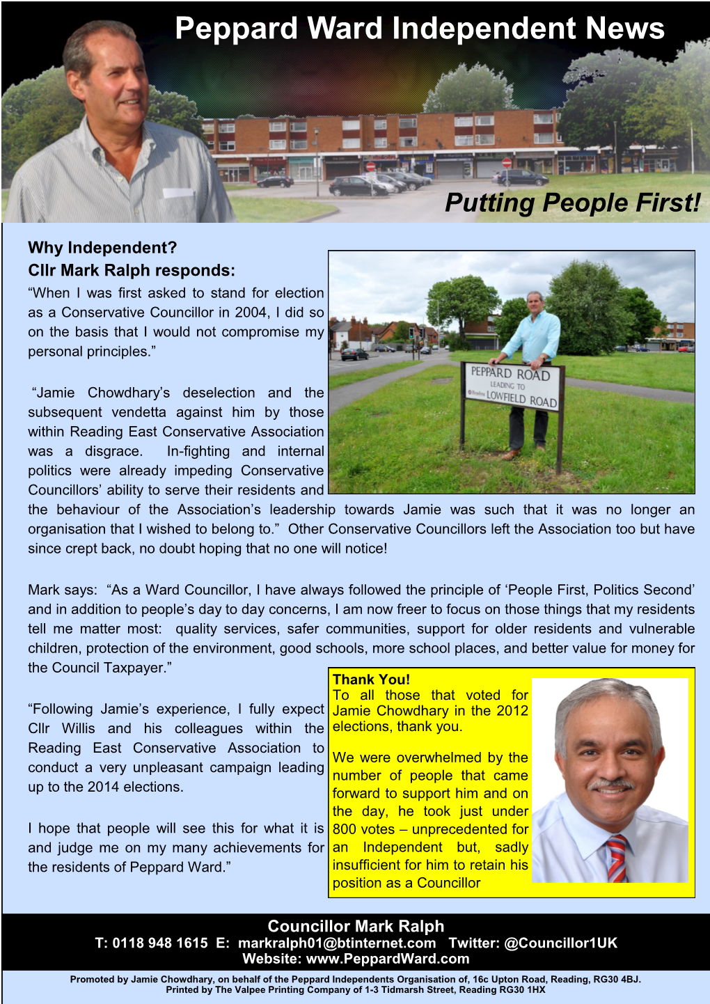 Peppard Ward Independent News