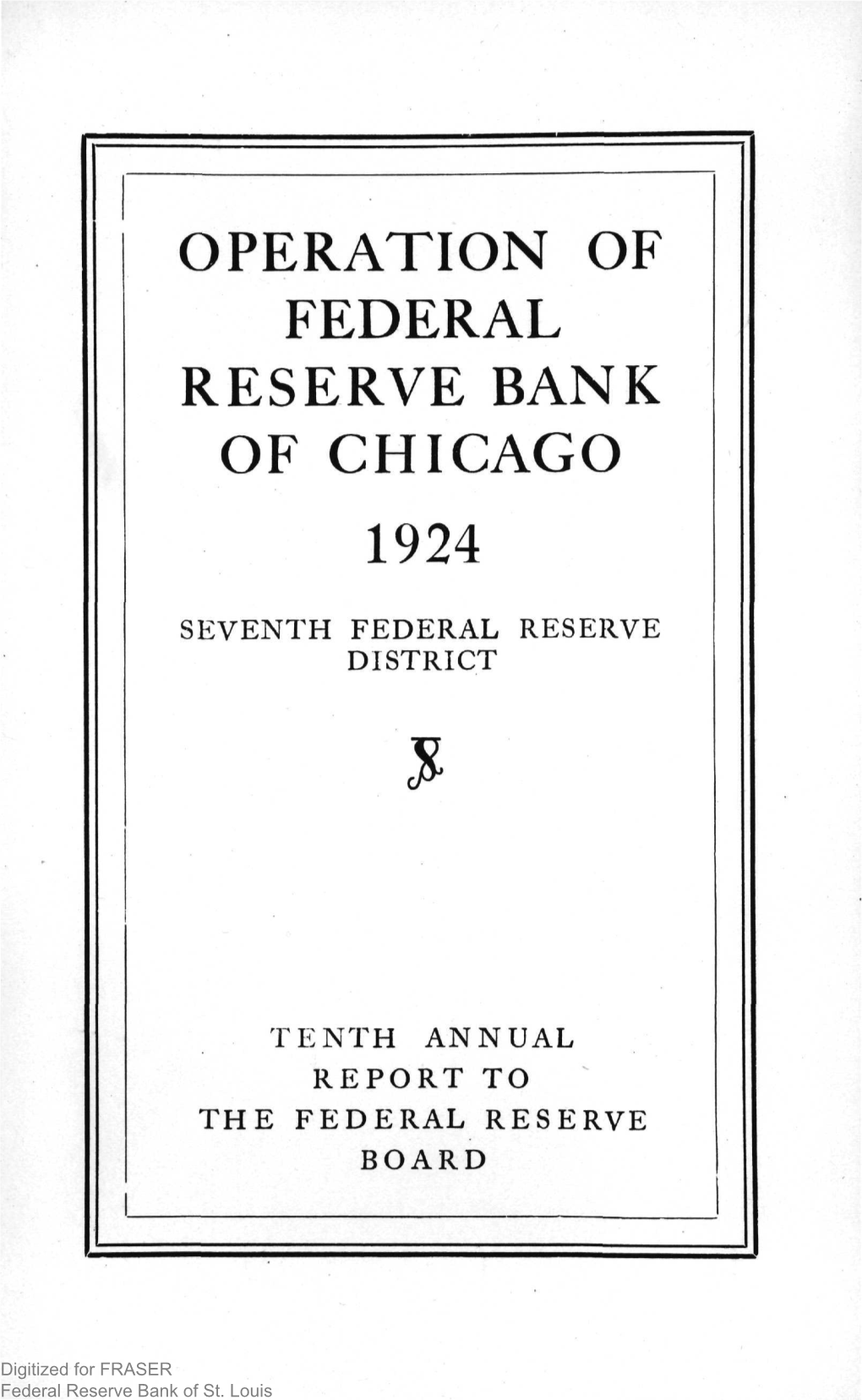 1924 Annual Report