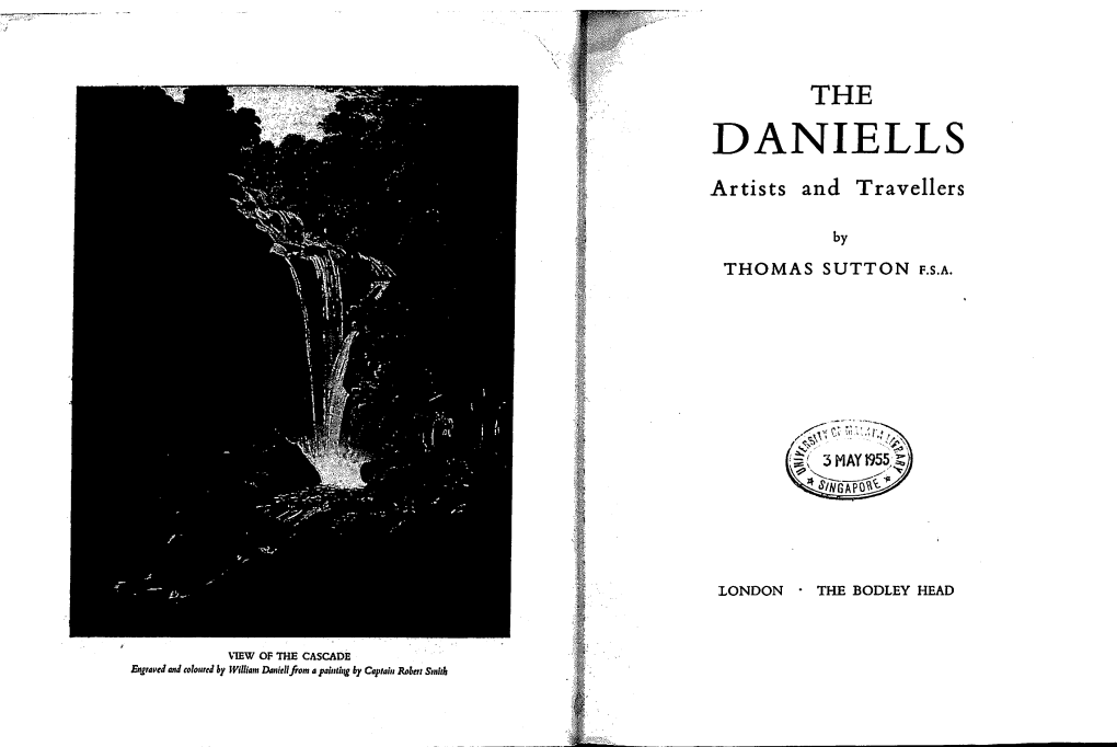 DANIELLS Artists and Travellers