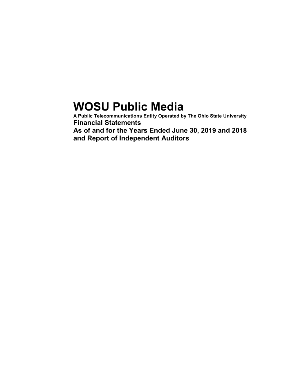 WOSU Public Media