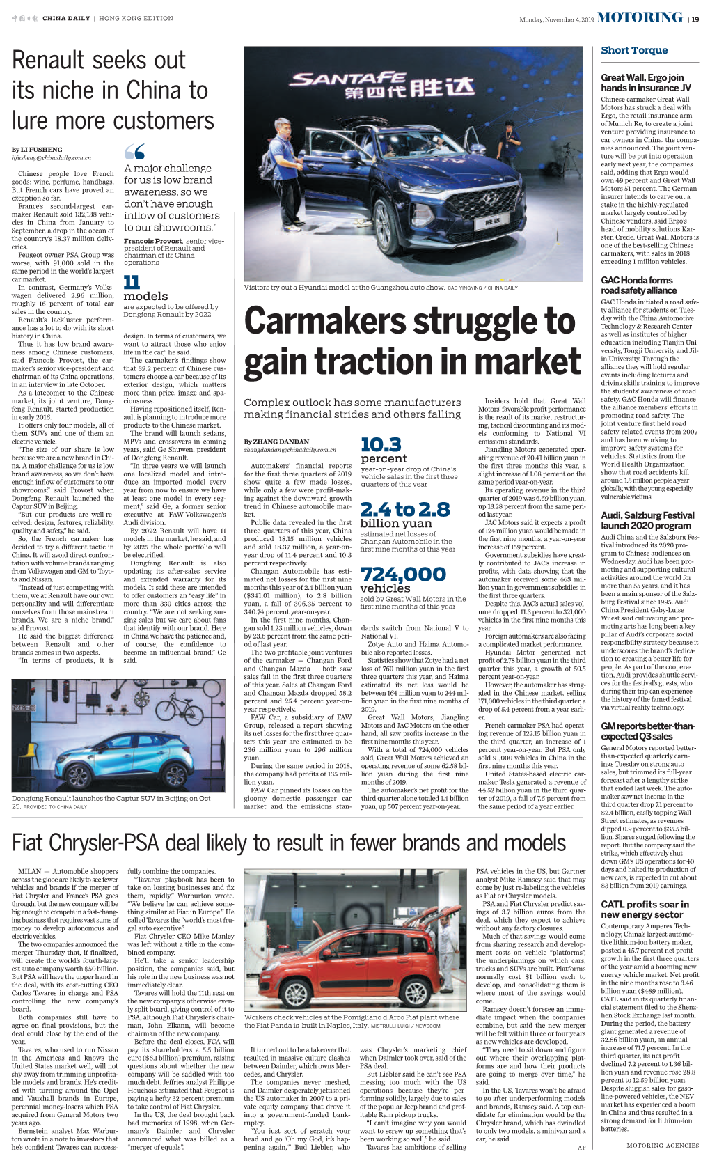 Carmakers Struggle to Gain Traction in Market