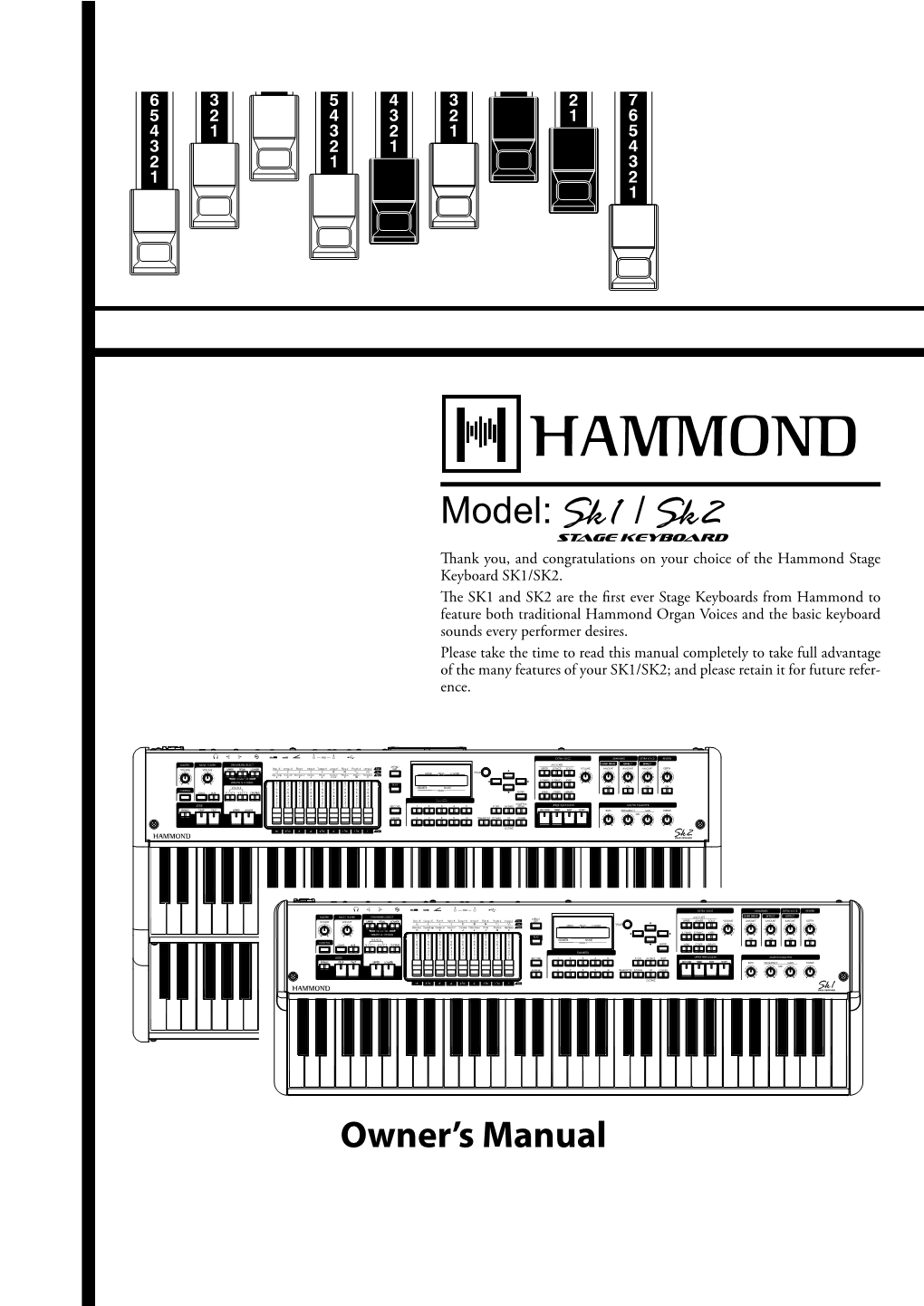 Hammond SK1/SK2 Owner's Manual