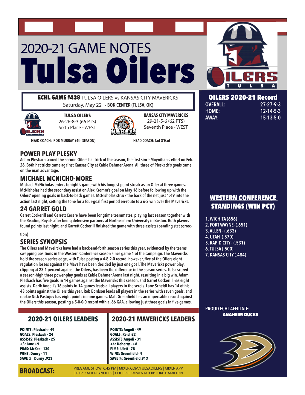 2020-21Game Notes