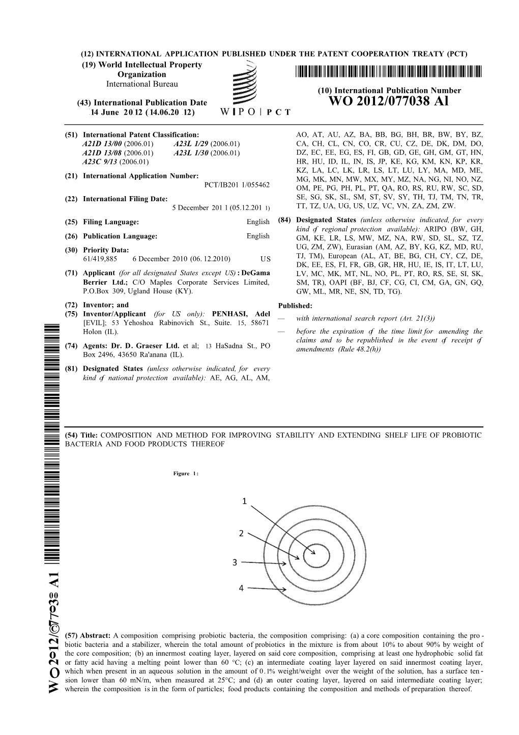 WO 2012/077038 Al 14 June 20 12 ( 14.06.20 12) W P O P C T