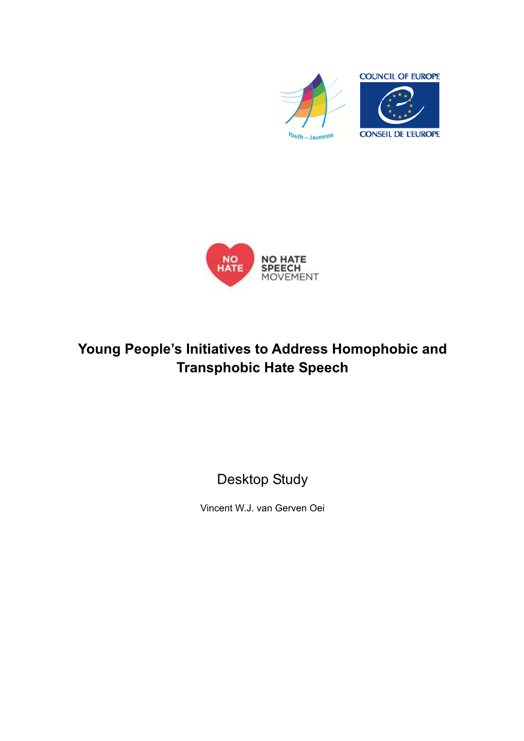 Young People's Initiatives to Address Homophobic and Transphobic Hate