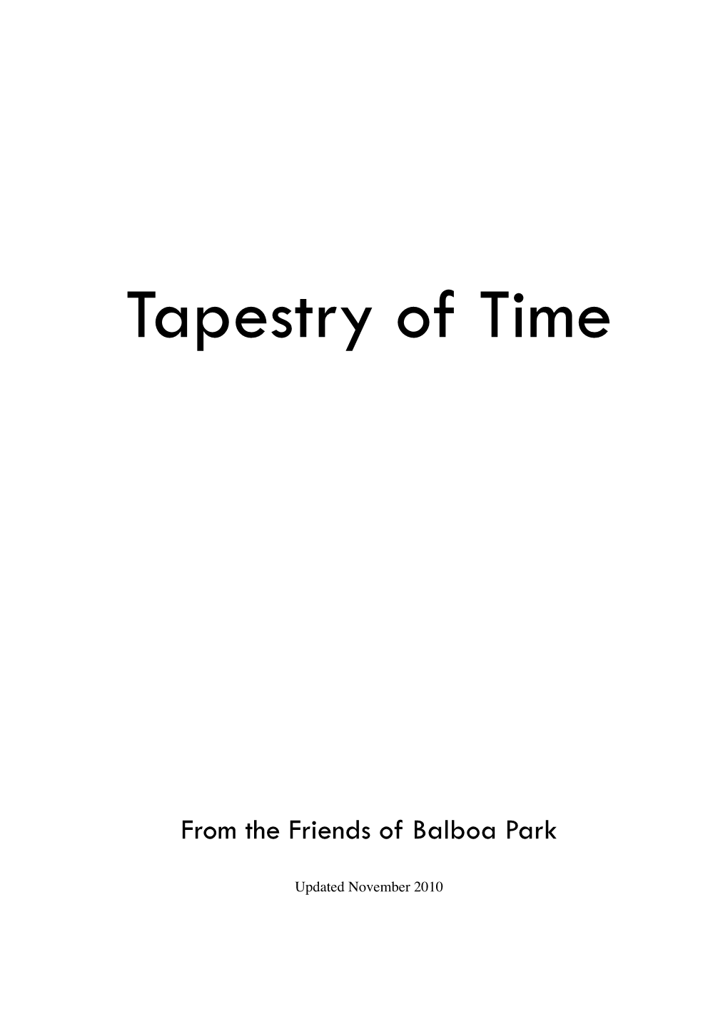 Tapestry of Time