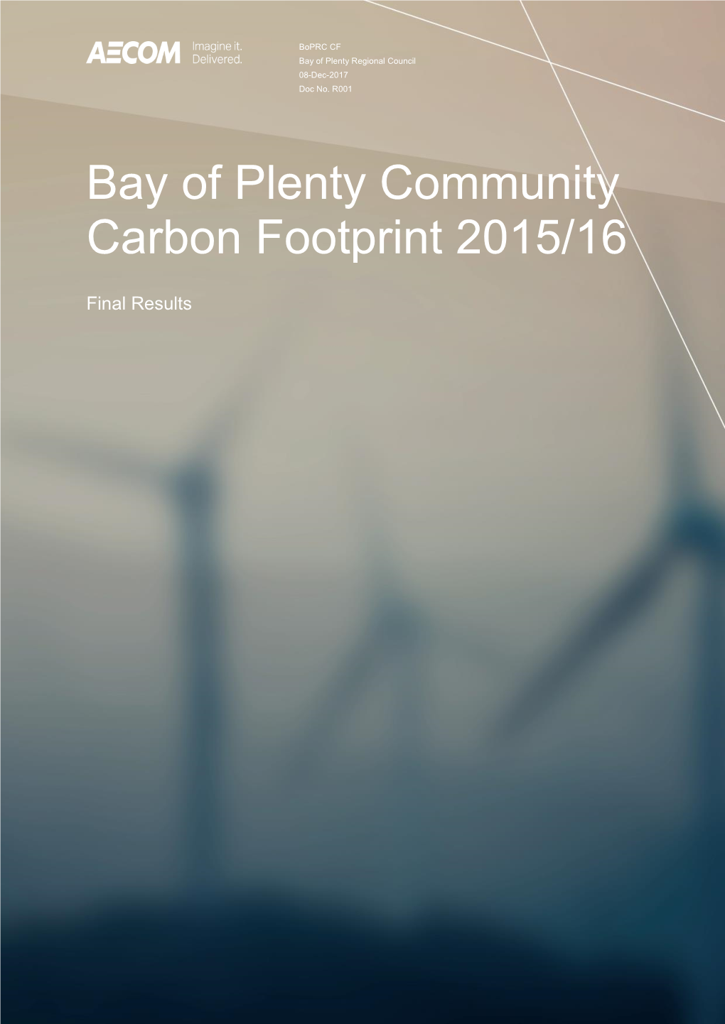 Bay of Plenty Community Carbon Footprint 2015/16