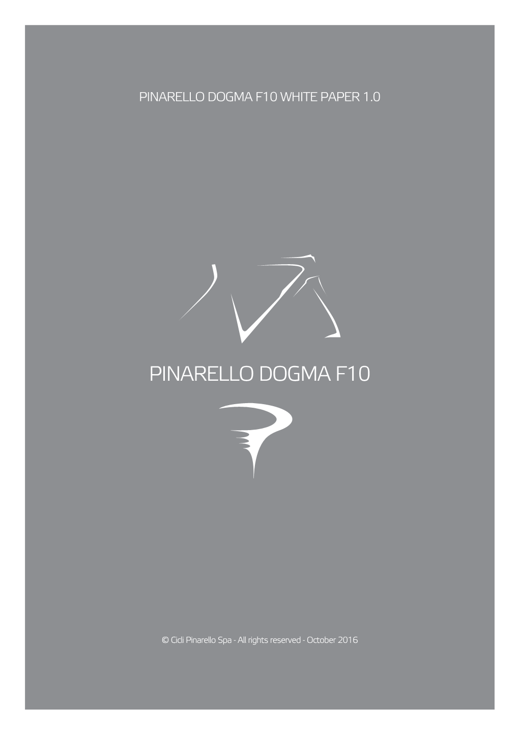 Pinarello Dogma F10 White Paper 1.0