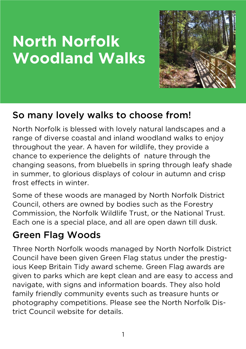 North Norfolk Woodland Walks