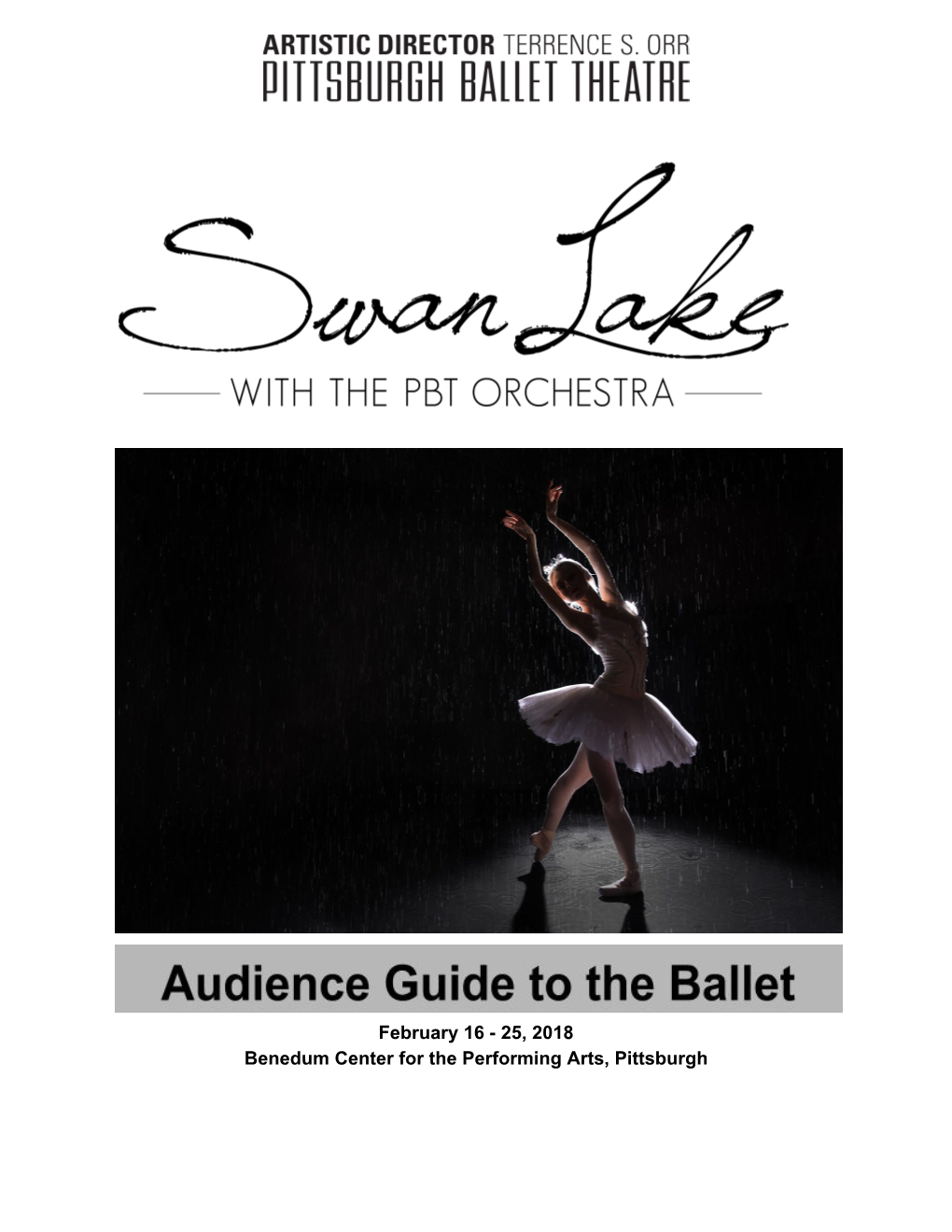 Swan Lake Audience Guide